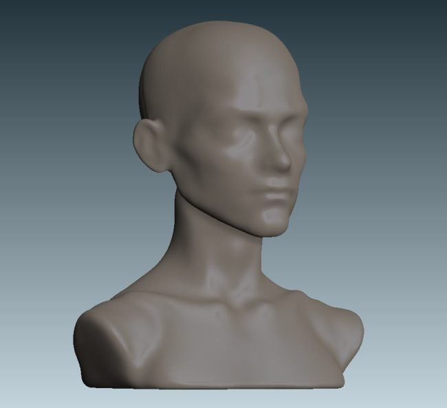 Tommy’s bust for creating wigs – Digital files