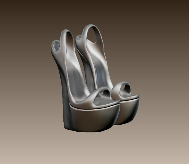Platform shoes for Equilibrium She – Digital files