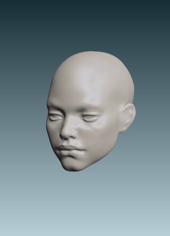 Busti e teste per la collezione Kiddos - Bambina - File digitali