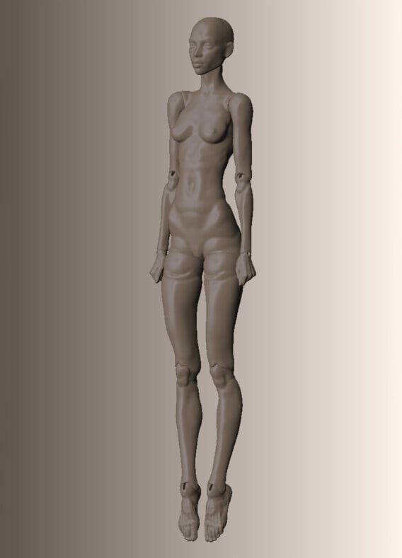 Equilibrium She 2nd Gen. Mannequin – Digital files