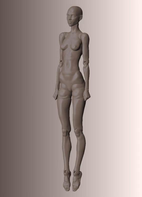 Equilibrium She 2nd Gen. Mannequin – Digital files