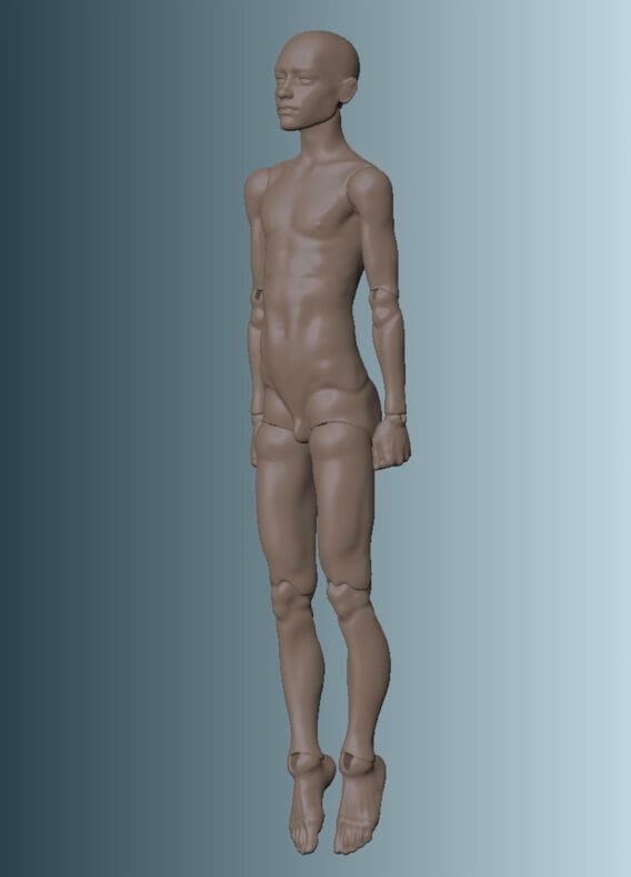 Kiddos collection Boy 2nd Gen. Mannequin – Digital files